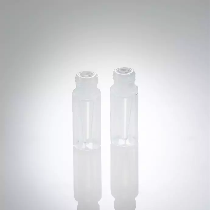 300ul Clear Polypropylene 9mm screw top vial, 12x32mm